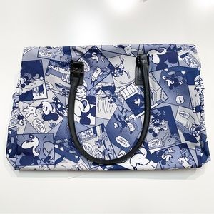 NEW Disney Mickey Mouse comic strip carpet bag